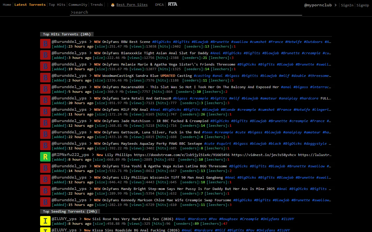 Screenshot: Myporn Screenshot of Myporn