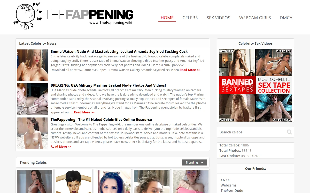 Screenshot: Thefappeningwiki Screenshot of Thefappeningwiki